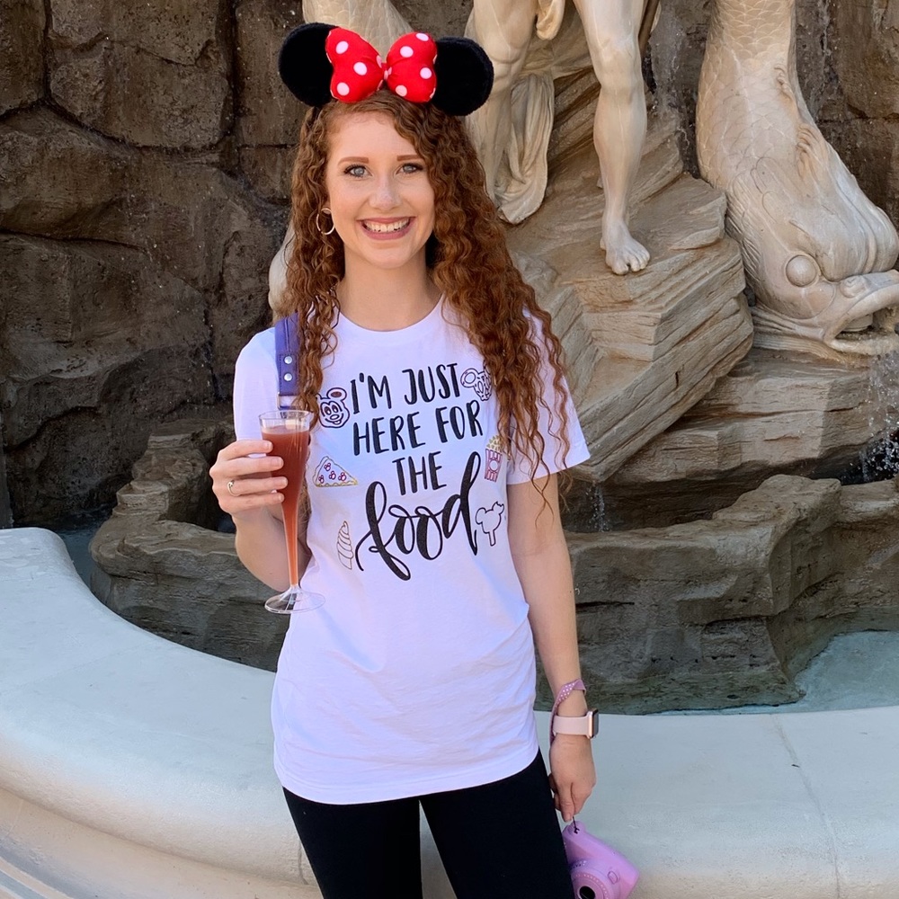 Disney snack themed shirt